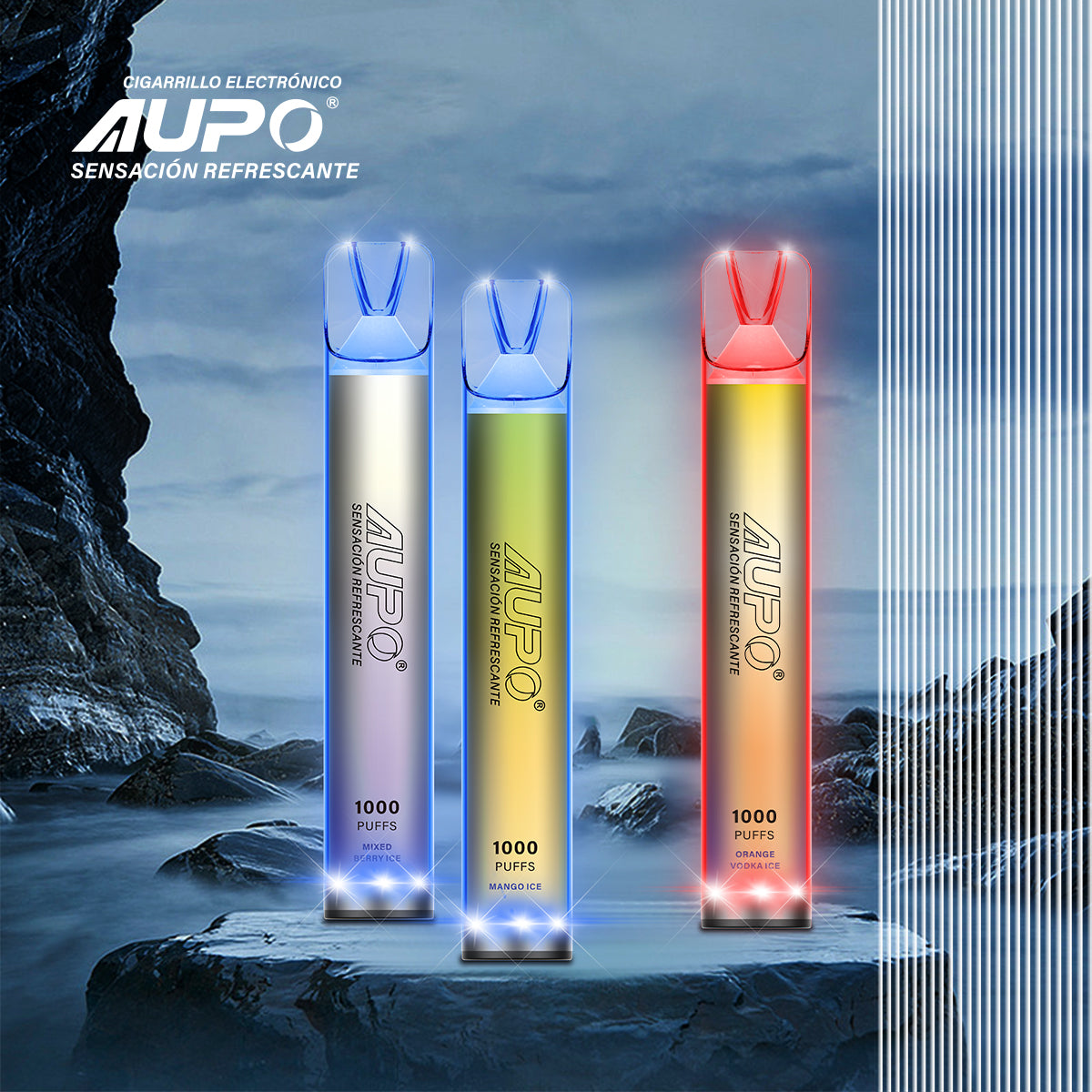 Vape desechable de luces 1,000 puffs