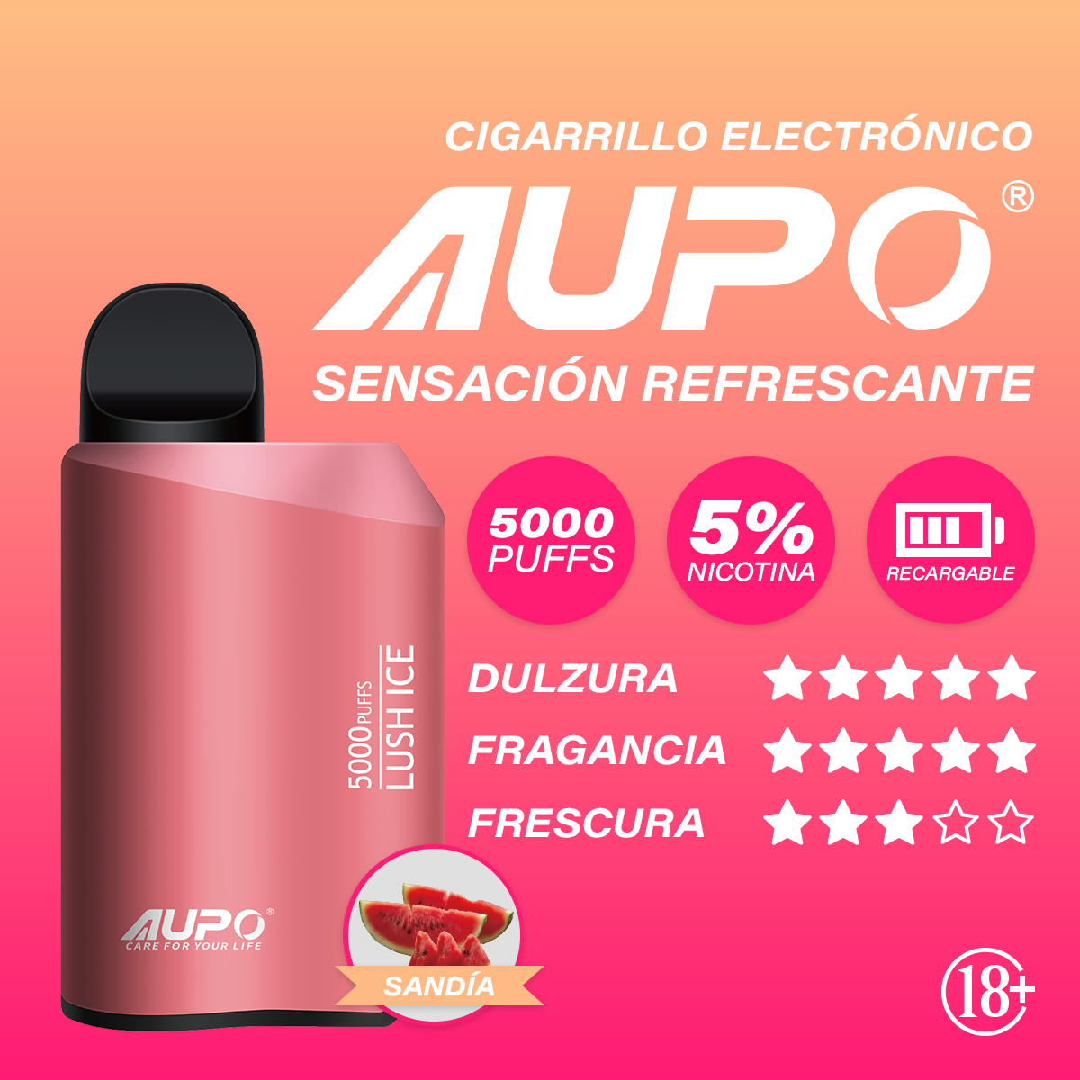 Vape desechable 5,000 puffs